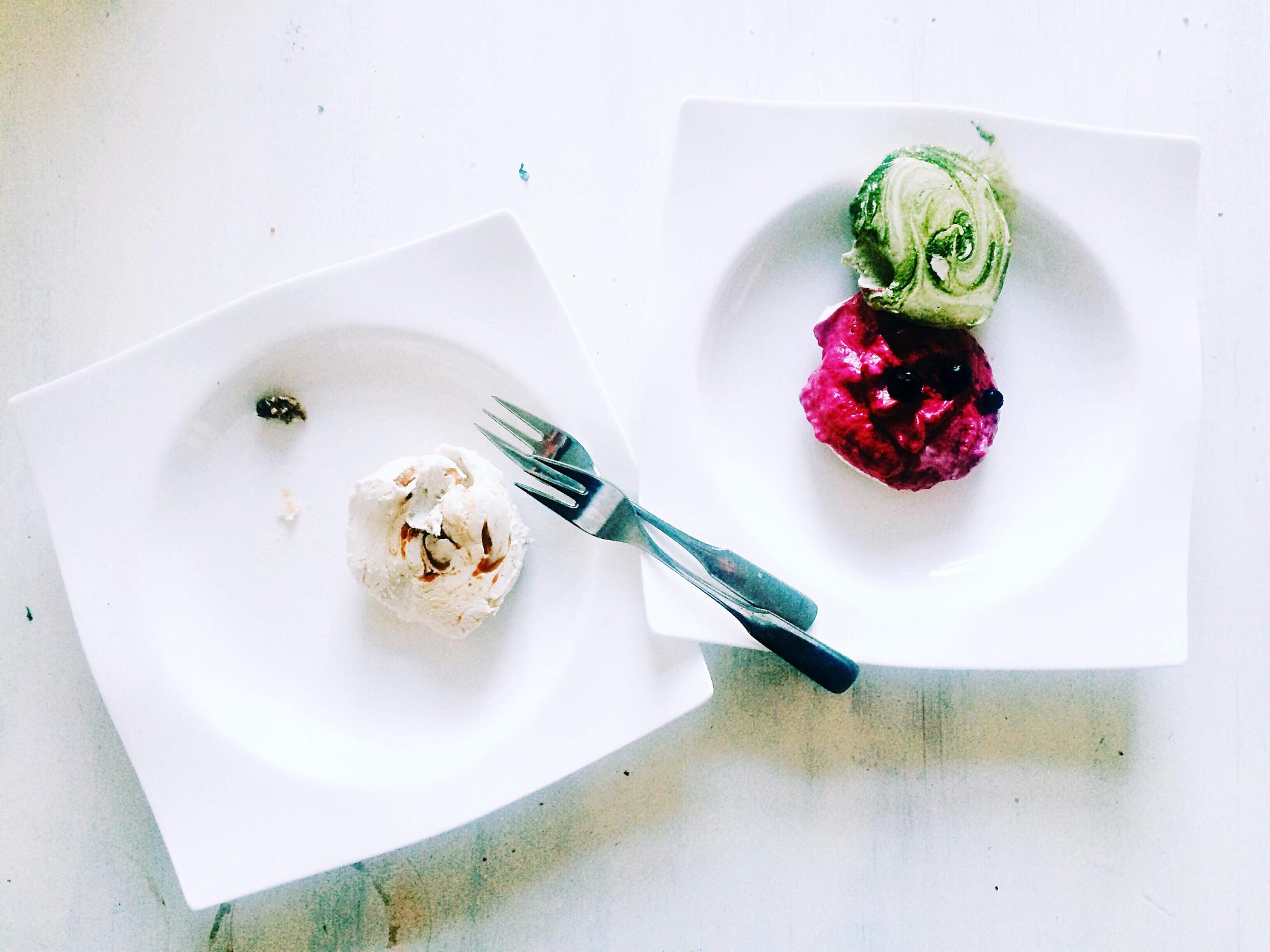 Plated seasonal tasting menu